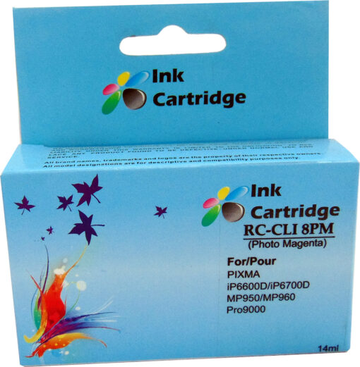 Canon Compatible CLI-8PM Photo Magenta Inkjet Cartridge