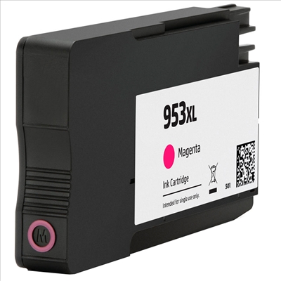 HP 953 XL M (F6U17AE) Magenta Ink Cartridge, Compatible 1600 pages